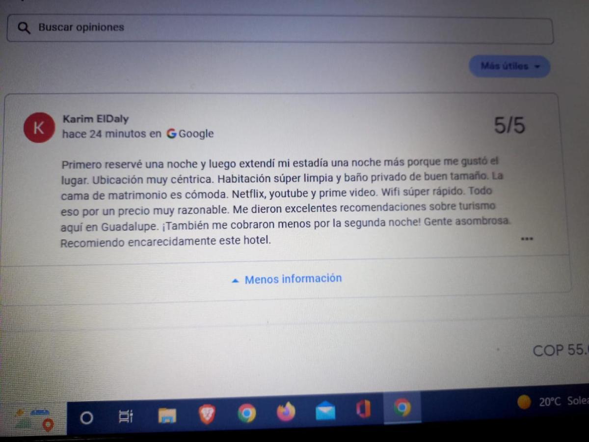 Hotel Terra Bella Guadalupe Εξωτερικό φωτογραφία